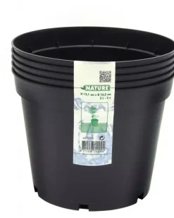 Nature Container afwatering+inkeping 2l zwart