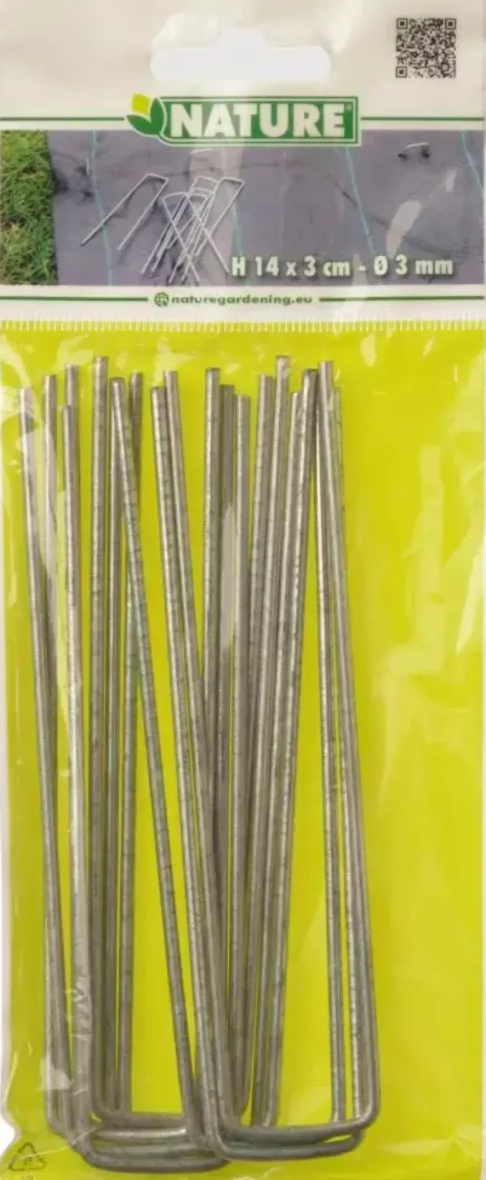 Nature Gronddoekpennen 14 cm 10 stuks
