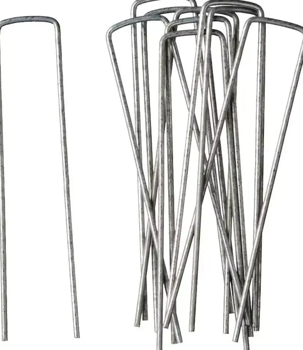 Nature Gronddoekpennen metaal 20 cm 10 stuks