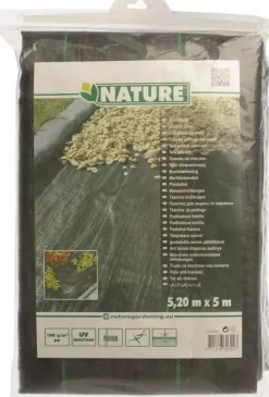 Nature Gronddoek 5,20x5 meter 100 g/m zwart