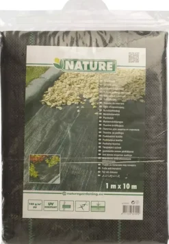 Nature Gronddoek 1x10 meter 100g/m zwart