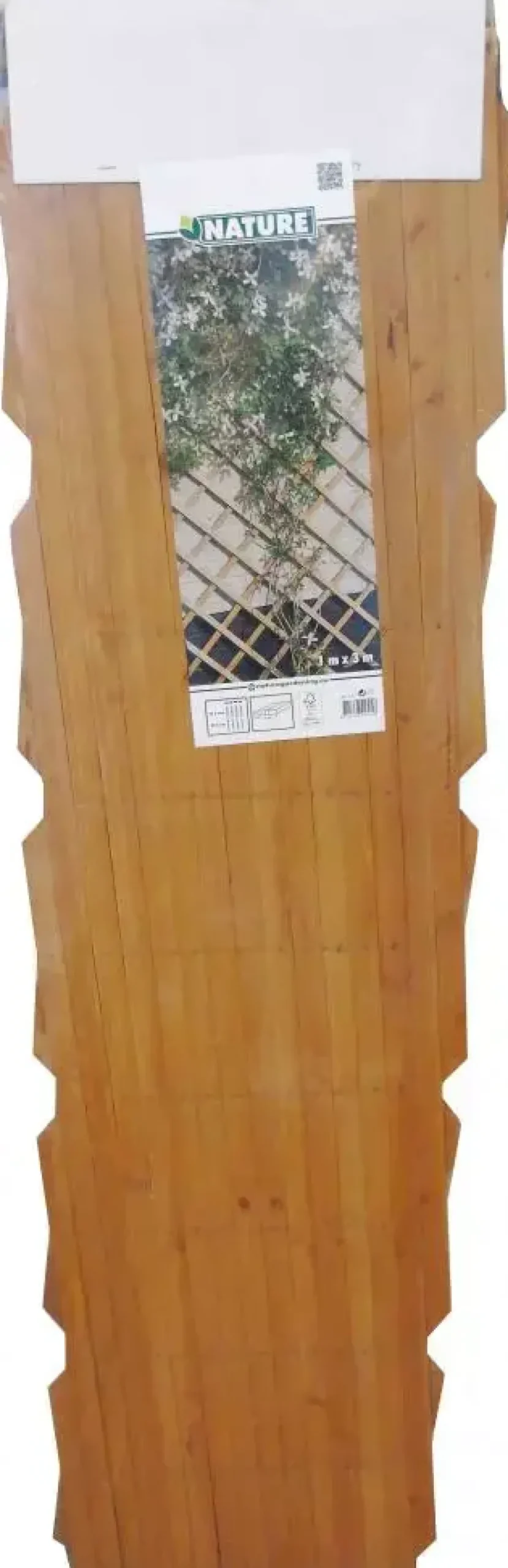 Nature Houten klimrek naturel 100x300 cm fsc