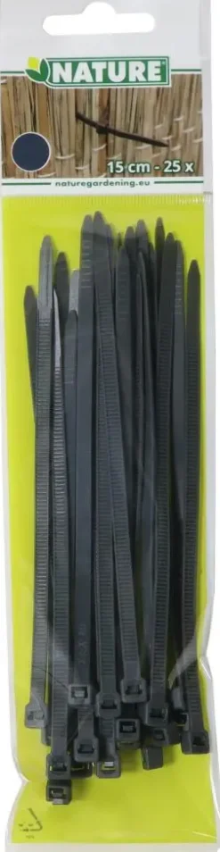 Nature Kabelbinder 15cm Antraciet 25st