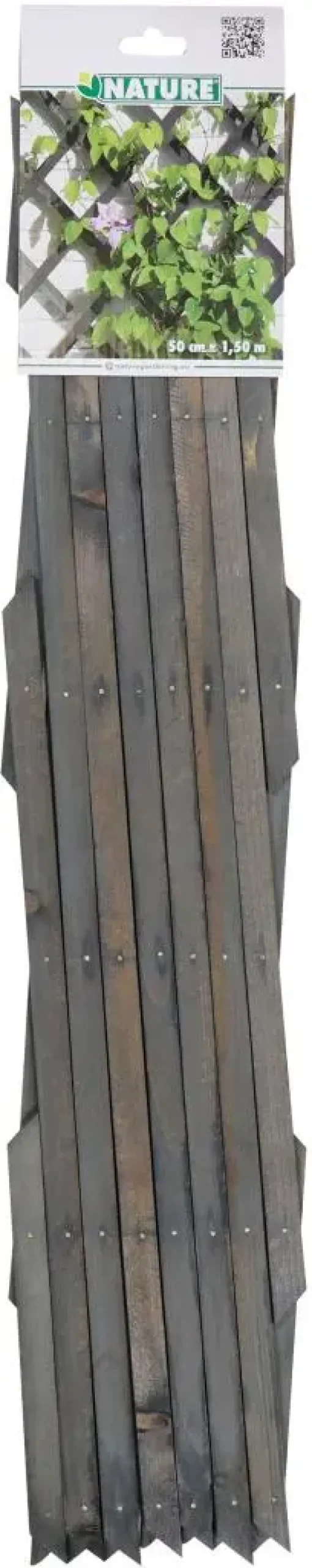 Nature Klimrek Hout 150x50cm Antraciet