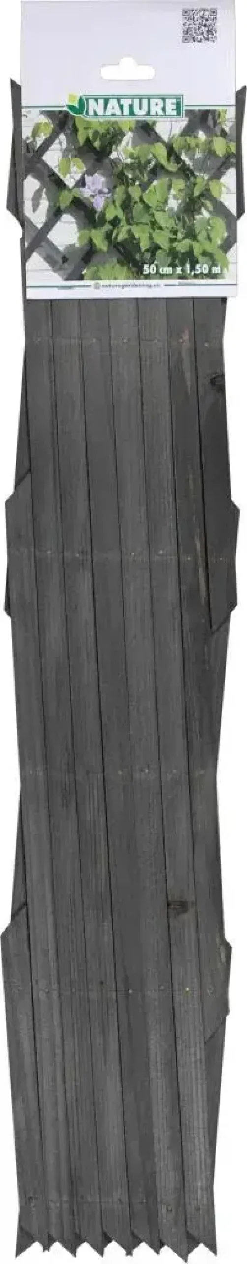 Nature Klimrek Hout 150x50cm Antraciet