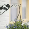 Nature Muurhaak decoratief groen h20b35cm