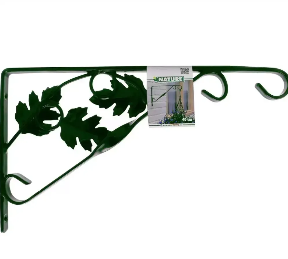 Nature Muurhaak decoratief groen h20b35cm