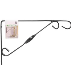 Nature Muurhaak groen h18.5b30cm