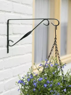 Nature Muurhaak groen h18.5b30cm