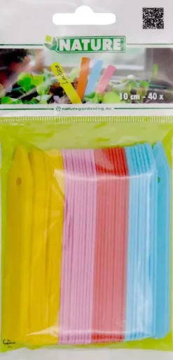 Nature Steeketiketten 10 cm hoog 40 stuks