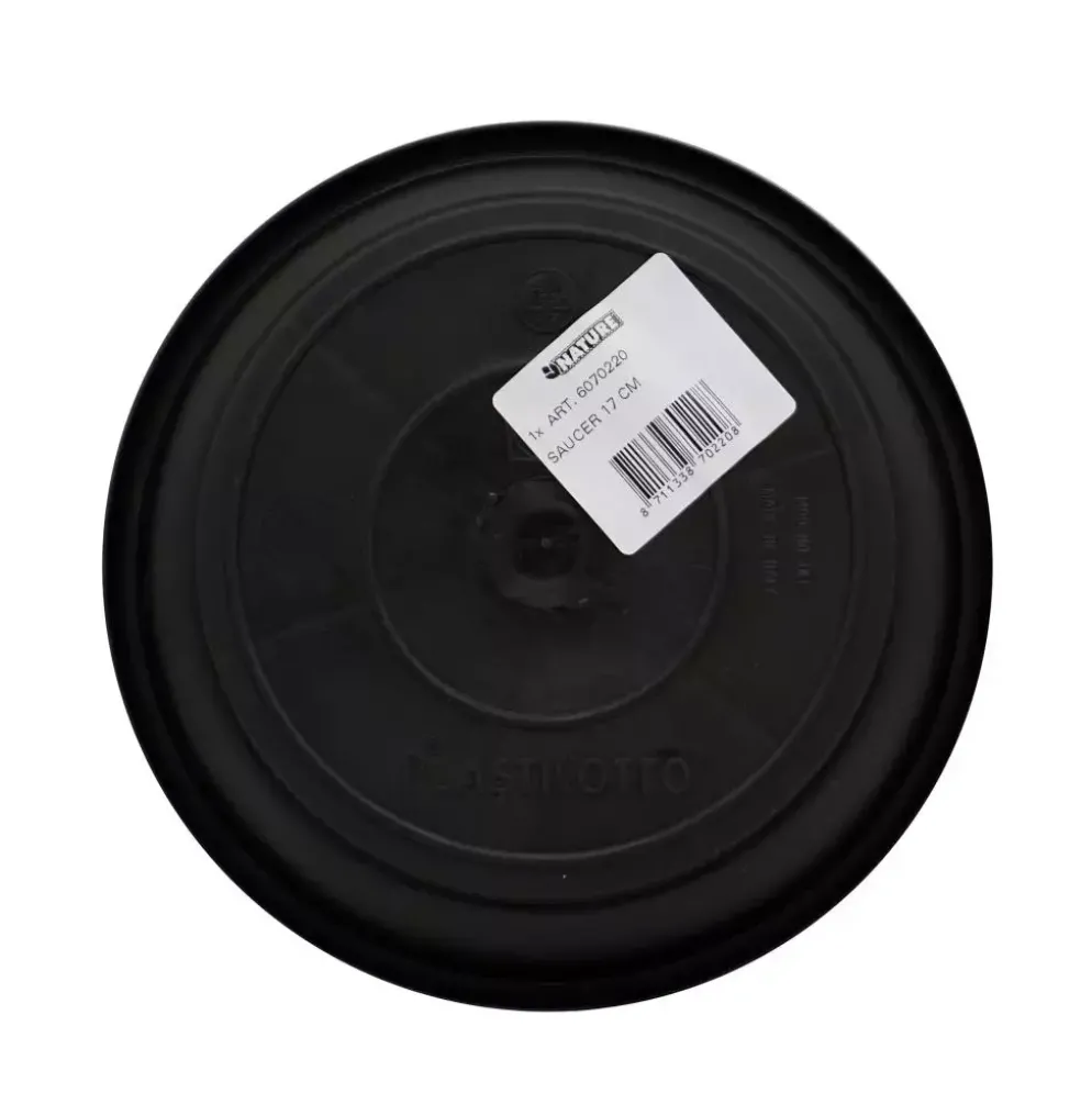 Nature Waterschotel 17 cm zwart