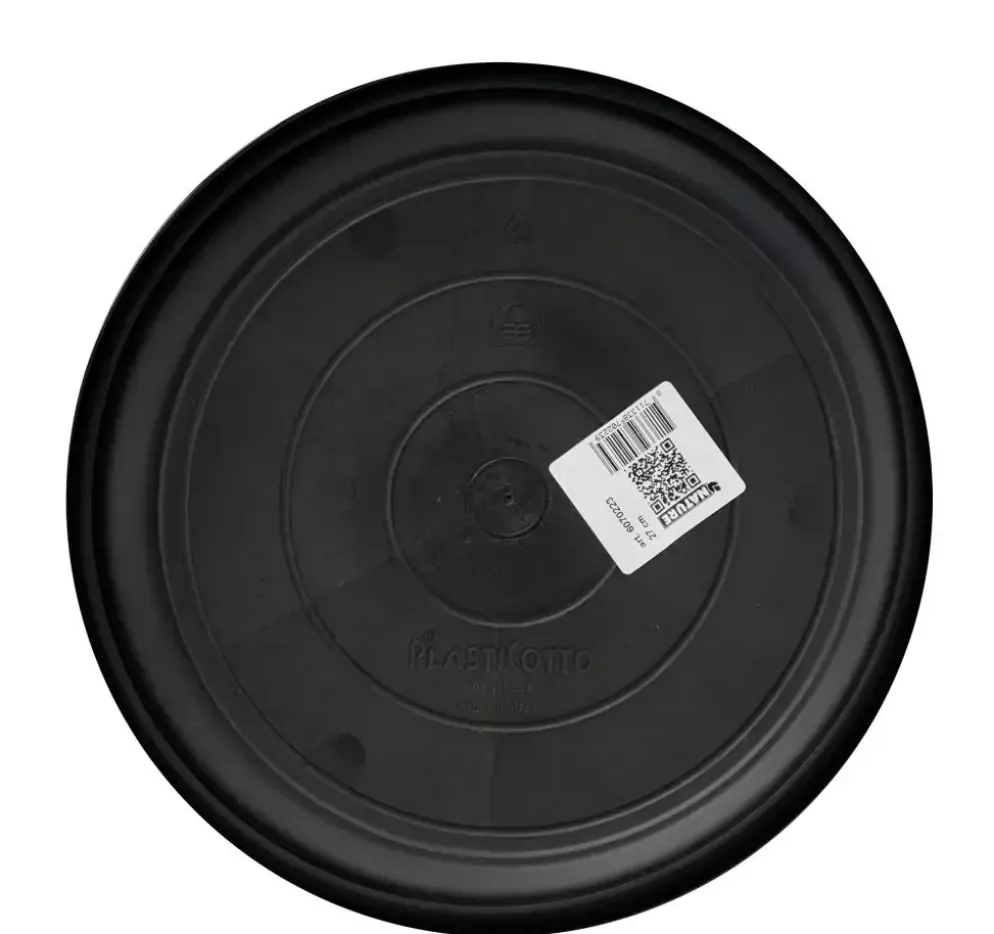 Nature Waterschotel 27 cm zwart