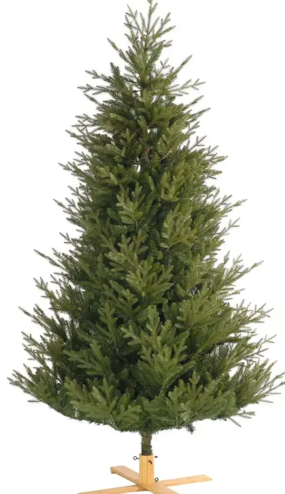 Our Nordic Christmas Arkansas grote kunstkerstboom houten voet groen 274cm