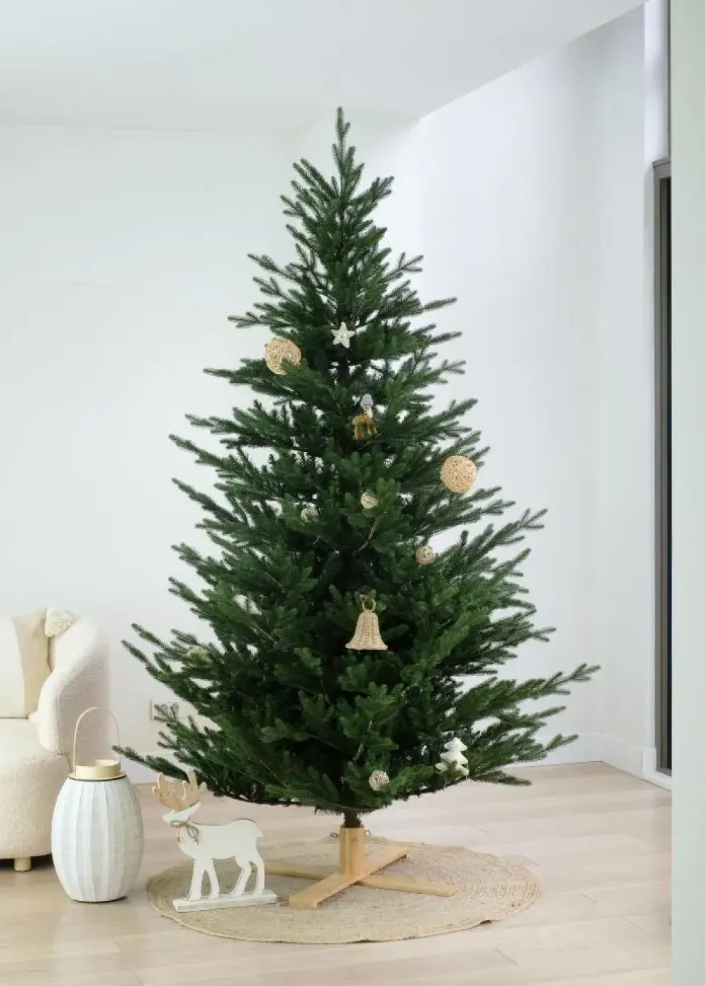 Our Nordic Christmas Göteborg kunstkerstboom houten voet groen 213cm