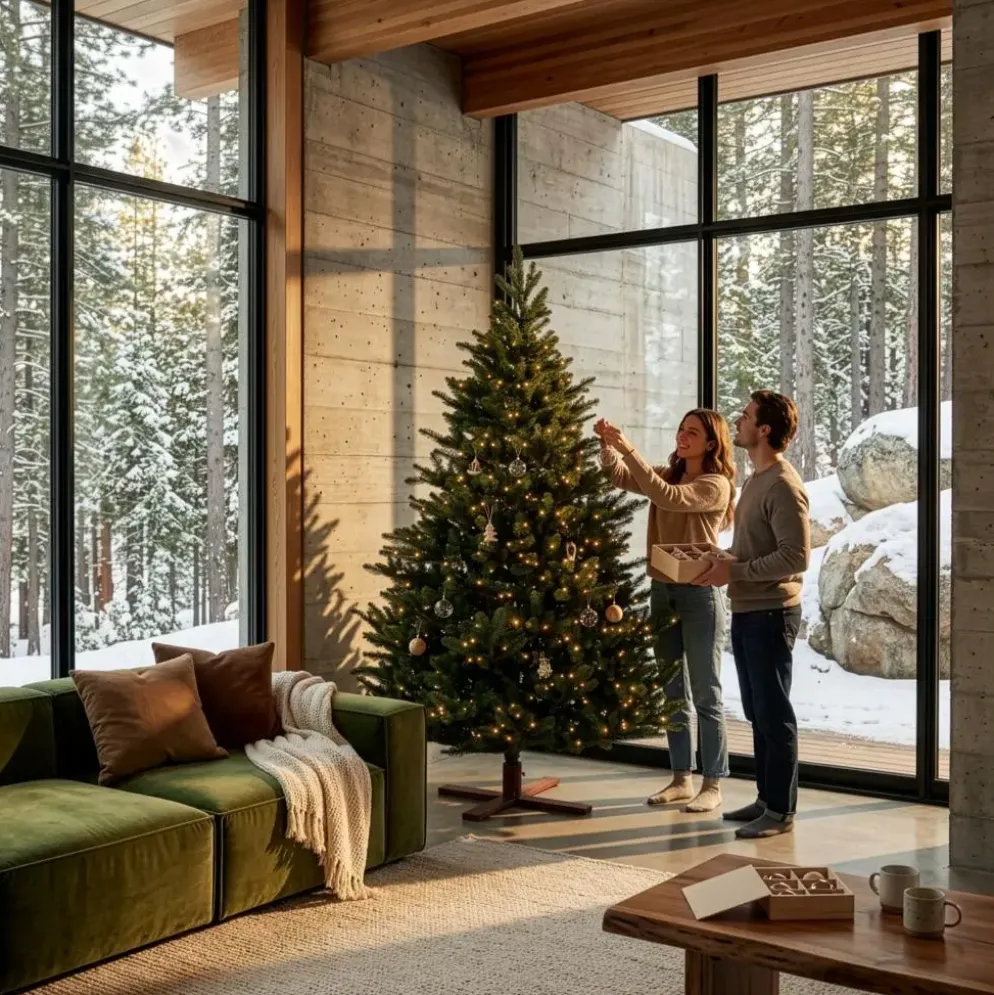 Our Nordic Christmas Kentucky Deluxe grote kunstkerstboom groen 243cm, 1050 lampjes