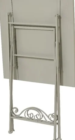 Outdoor Living by Decoris bistrotafel marrakech 58x58x76cm lichtgrijs