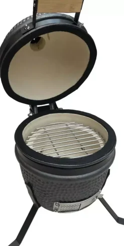Own Grill keramische kamado barbecue 13 inch mini zwart V1