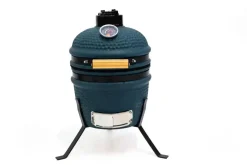 Own grill keramische kamado barbecue 13 inch Mini blauw V2