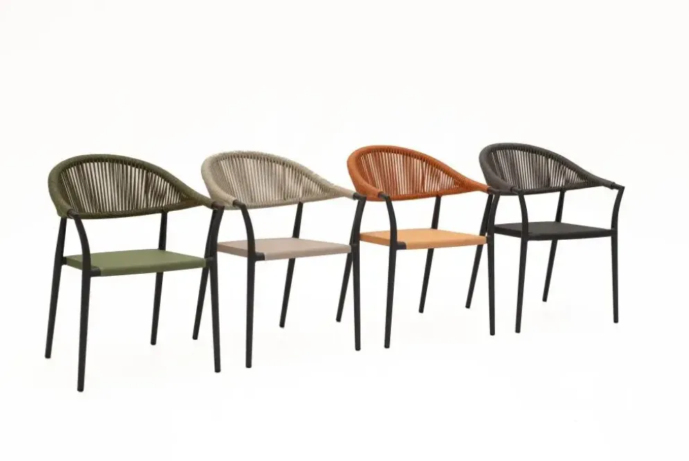Own Living stapelbare dining tuinstoel casino rusty