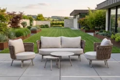 Own Living stoel-bank loungeset coralie sahara dust