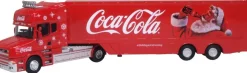 Oxford Scania box trailer Coca-Cola 1:76 rood