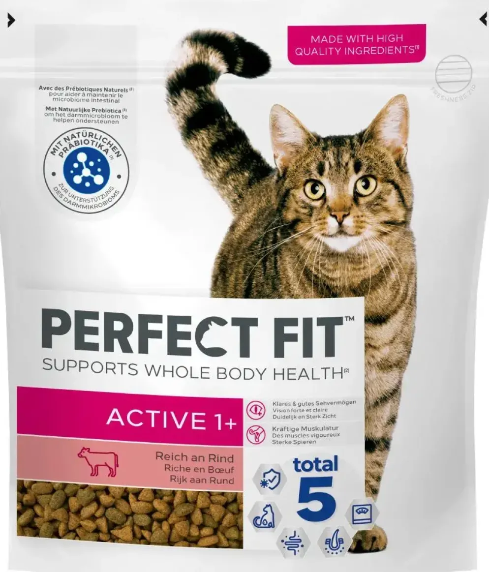 Perfect Fit Adult Active kattenbrokken rund 750g
