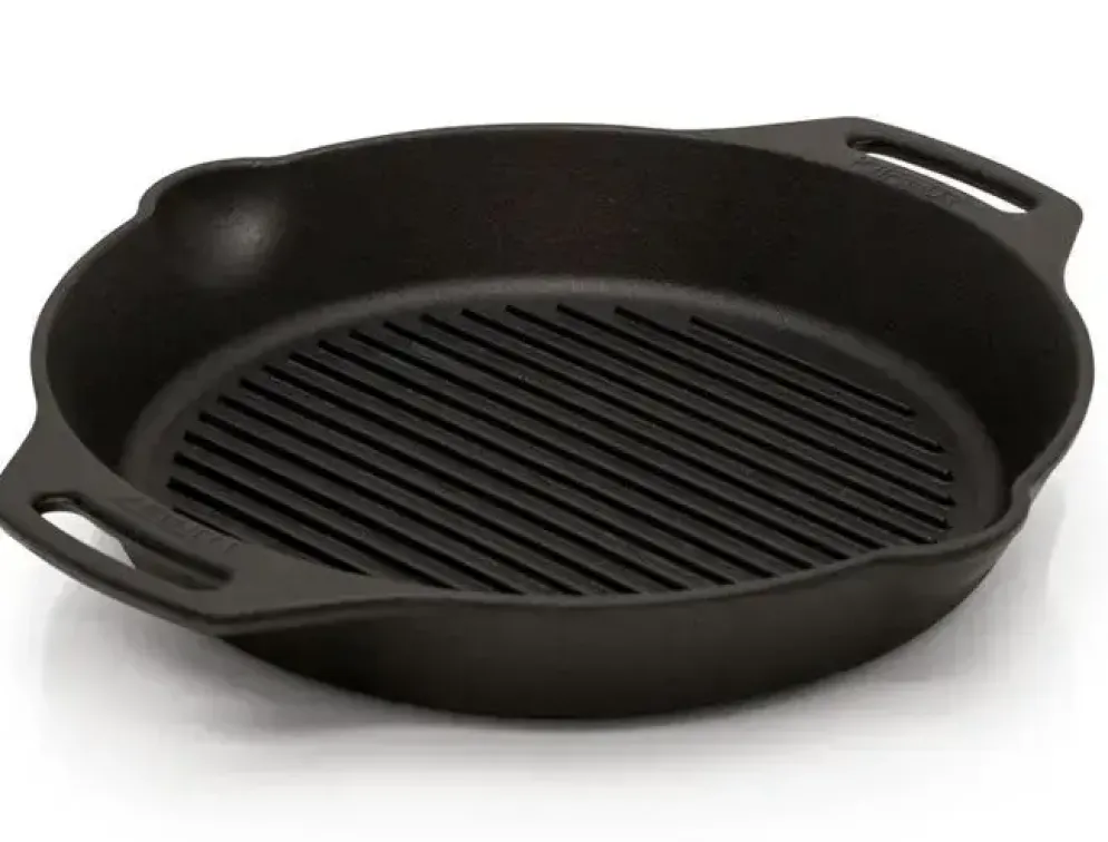 Petromax gietijzeren grill skillet 2 handvatten 30cm