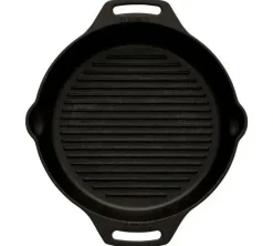 Petromax gietijzeren grill skillet 2 handvatten 30cm