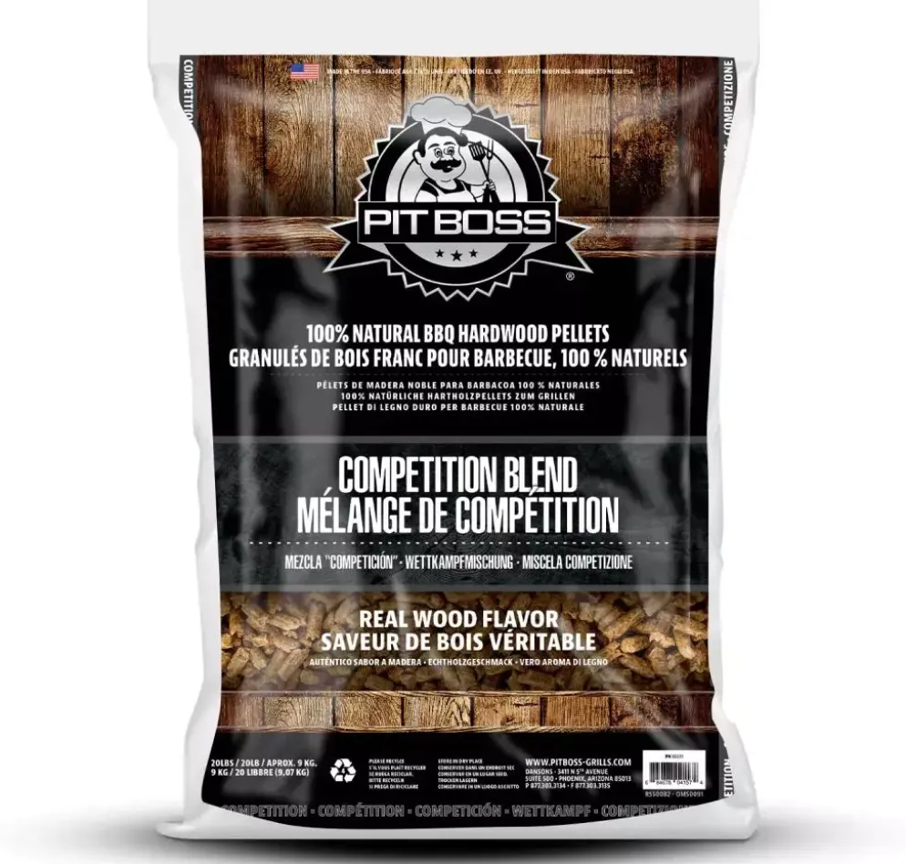 Pit Boss 9 KG competition mix hardhout pellets