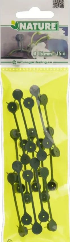 Plantenklemmen groen d15mm 15st