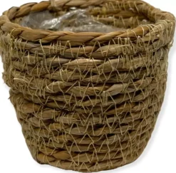 Plantenmand zeegras 10x9cm naturel