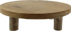 Plateau teak naturel 25x7 cm