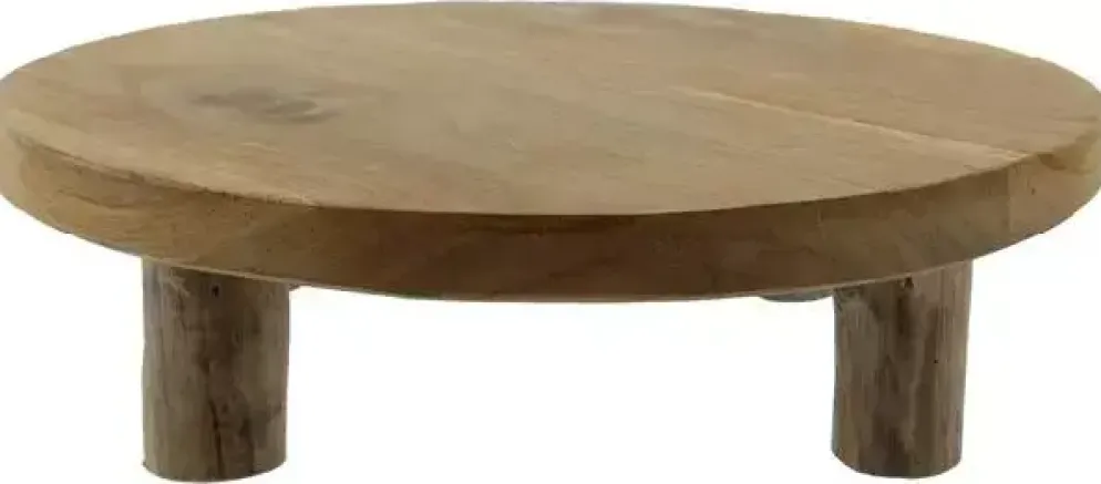 Plateau teak naturel 25x7 cm