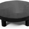 Plateau teak zwart 15x6 cm