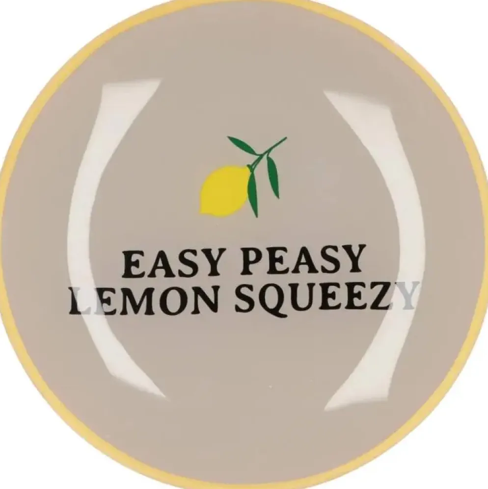 Plate round easy peasy 18x18x2cm