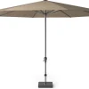 Platinum Sun & Shade parasol riva 400cm taupe