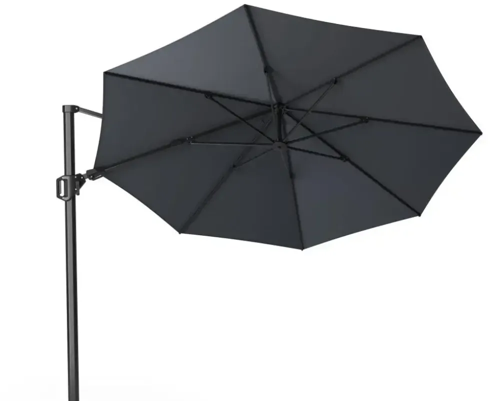 Platinum Sun & Shade zweefparasol challenger t2 350cm antraciet