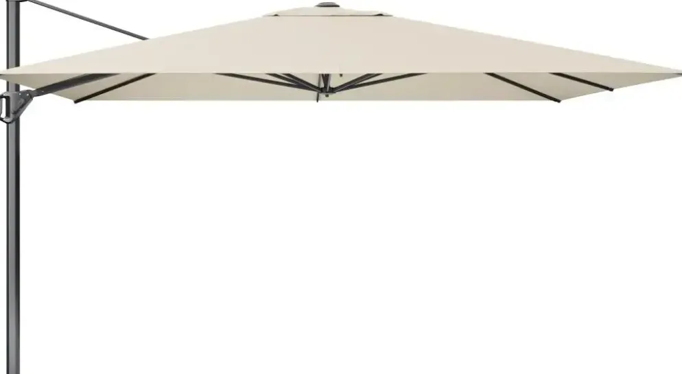 Platinum Sun & Shade zweefparasol challenger t1 premium 400x300cm champagne