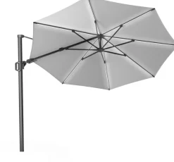 Platinum Sun & Shade zweefparasol challenger t2 glow 350cm lichtgrijs