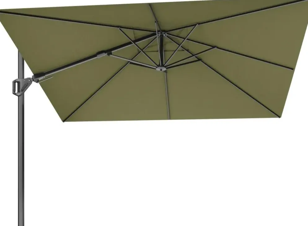 Platinum Sun & Shade zweefparasol challenger t2 premium 300x300cm lush green