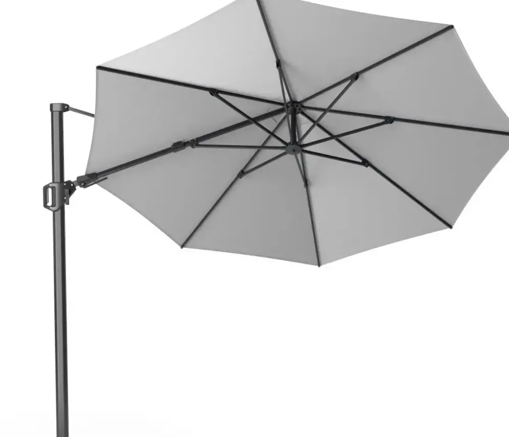 Platinum Sun & Shade zweefparasol challenger t2 350cm lichtgrijs