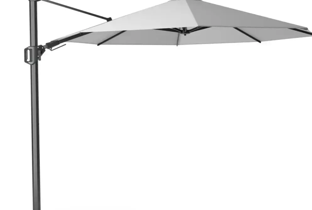 Platinum Sun & Shade zweefparasol challenger t2 350cm lichtgrijs
