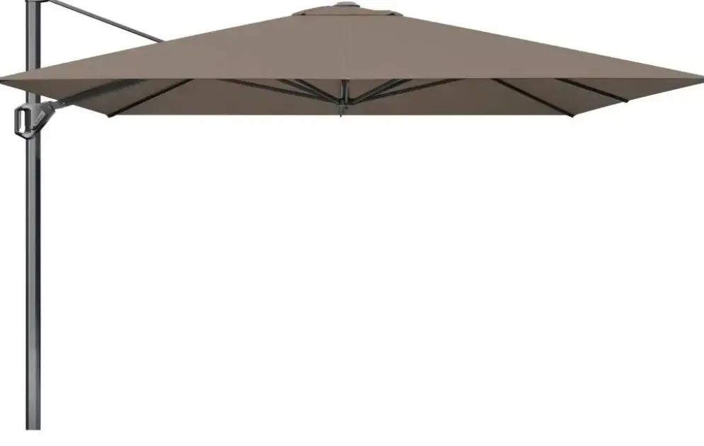 Platinum Sun & Shade zweefparasol challenger t1 premium 350x350cm havana