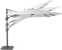 Platinum Sun & Shade zweefparasol challenger t1 premium 350x350cm havana