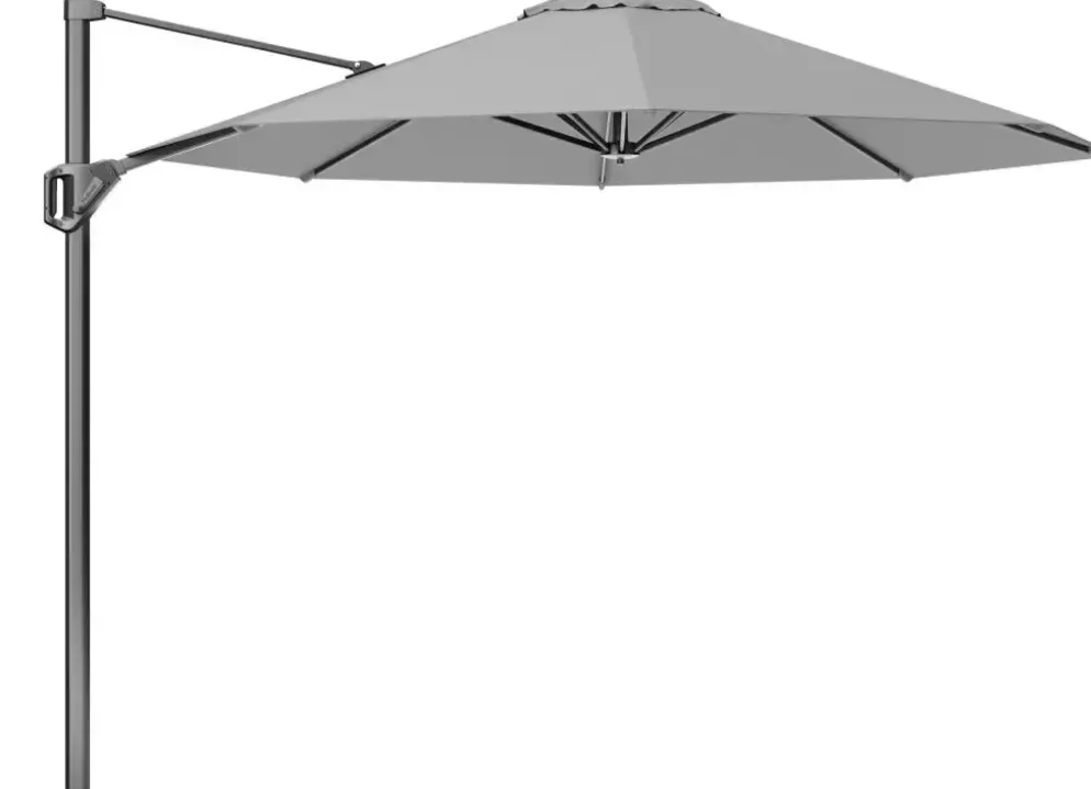 Platinum Sun & Shade zweefparasol voyager t1 300cm lichtgrijs