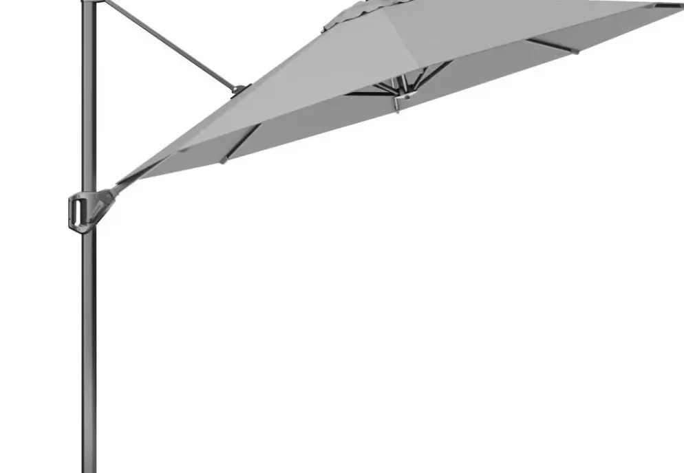 Platinum Sun & Shade zweefparasol voyager t1 300cm lichtgrijs