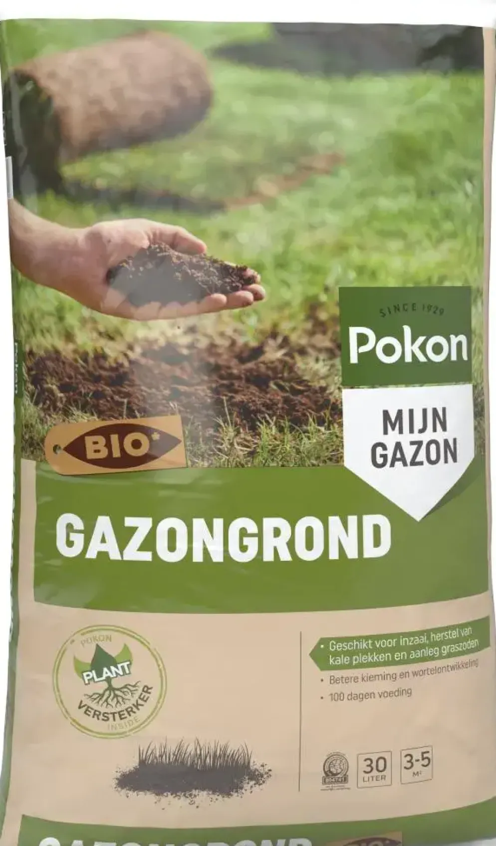 Pokon Bio Gazongrond Turfvrij 30L