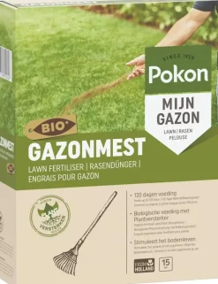 Pokon Bio Gazonmest 1kg voor 15m²