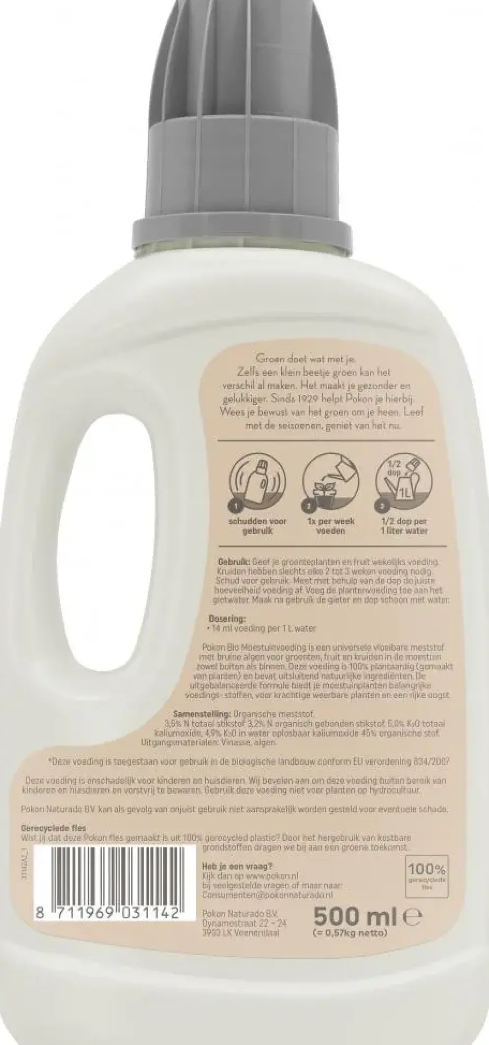 Pokon Bio Moestuin Voeding 500ml