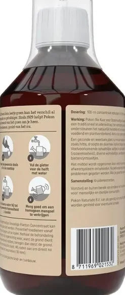 Pokon Bio Plantkuur Bodemaaltjes Gevoelige Planten Concentraat 500ml